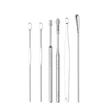 Load image into Gallery viewer, Healifeco 6 Pieces Stainless Steel Ear Pick