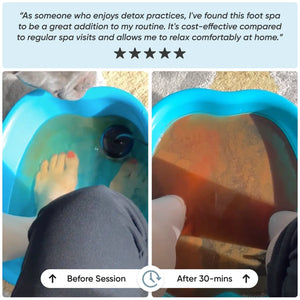 Healifeco Ionic Foot Spa - At-home detox and cleanse!